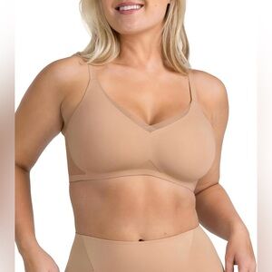 NWT! Honeylove | Liftwear Crossover Bra - No Underwire | Sand | XL